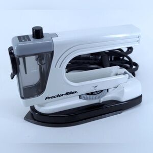 Proctor Silex Mini Steam/Dry Travel Electric Compact Iron w Dual Voltage & Case